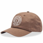 Sporty & Rich Monaco Cap in Chocolate/White