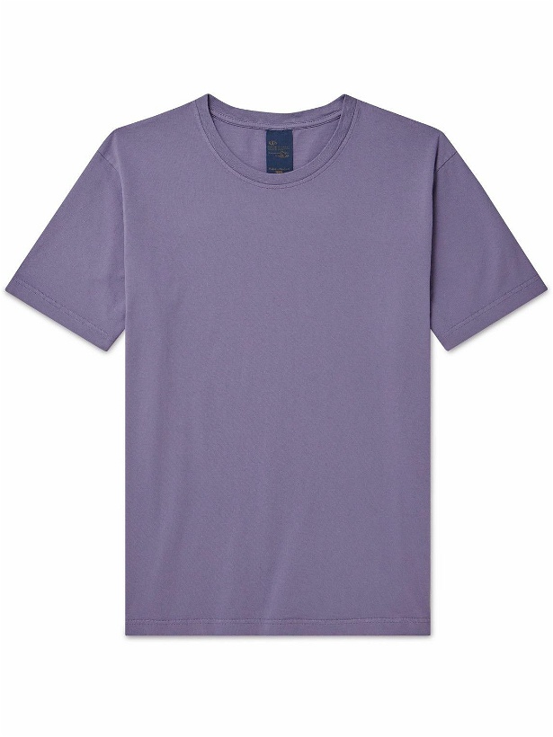 Photo: Nudie Jeans - Uno Everyday Cotton-Jersey T-Shirt - Purple