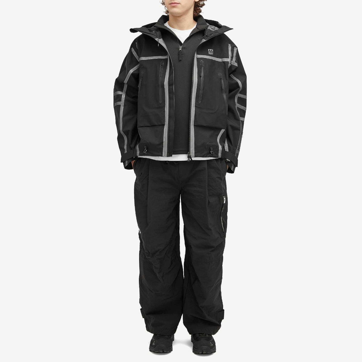 ジャケット・アウター UNTRACE GRAND HOTEL 046 SHELL JACKET UNTRACE「illeguler」LIMITED EDITION “3-layer Field ( Test