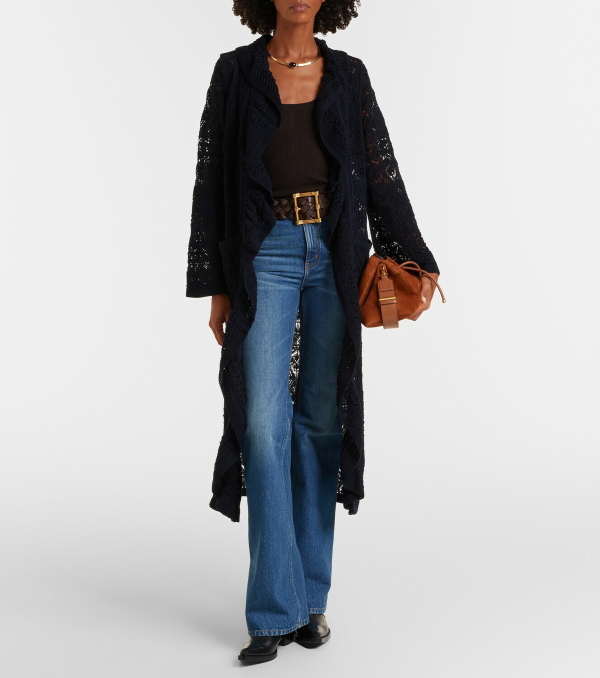 Dorothee Schumacher Cotton-blend crochet coat