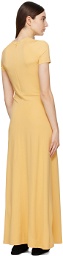 TOTEME Yellow Fluid Maxi Dress
