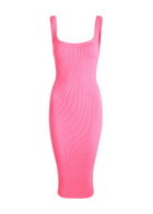 Hunza G - Seersucker Tank Dress, Pink, One Size, Elasticated, Scoop-Neck, Hand Wash, Hunza Dress