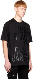 Dsquared2 Black 'Ibra' Slouch T-Shirt