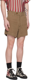 Vivienne Westwood Brown Raf Bum Shorts