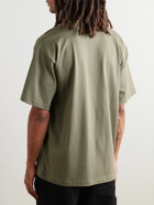 Norse Projects - Simon Logo-Embroidered Organic Cotton-Jersey T-Shirt - Green