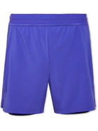 Nike Training - Straight-Leg Layered Dri-FIT Shell Yoga Shorts - Blue