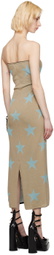 Cormio Beige Kim Midi Dress
