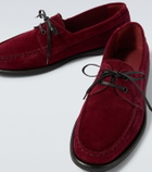 Saman Amel City Moc suede boat shoes