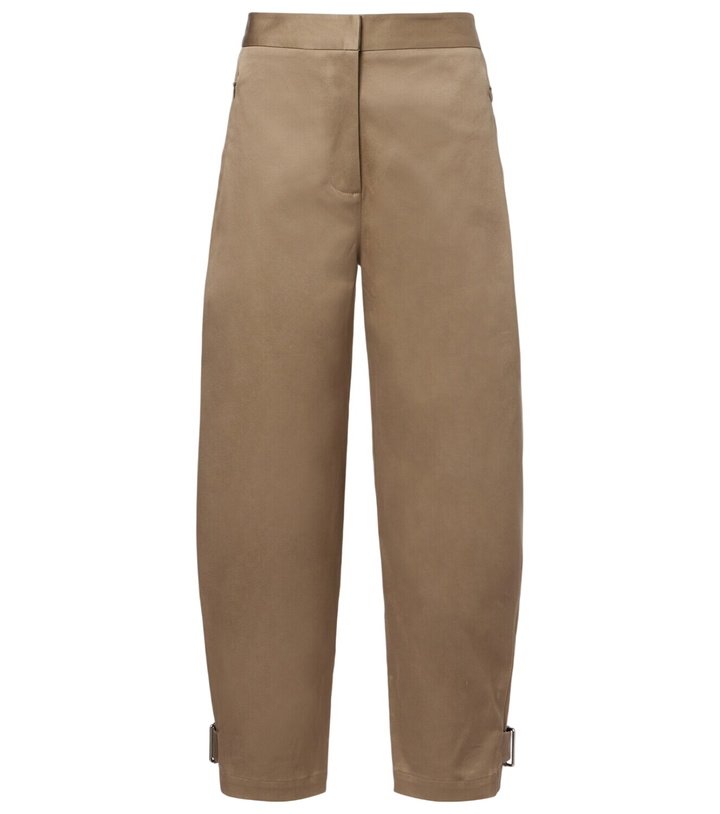 Photo: Proenza Schouler Serene cotton barrel-leg pants