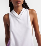 Versace Cotton-blend jersey tank top