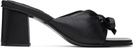 Reike Nen Black Bow Heeled Sandals