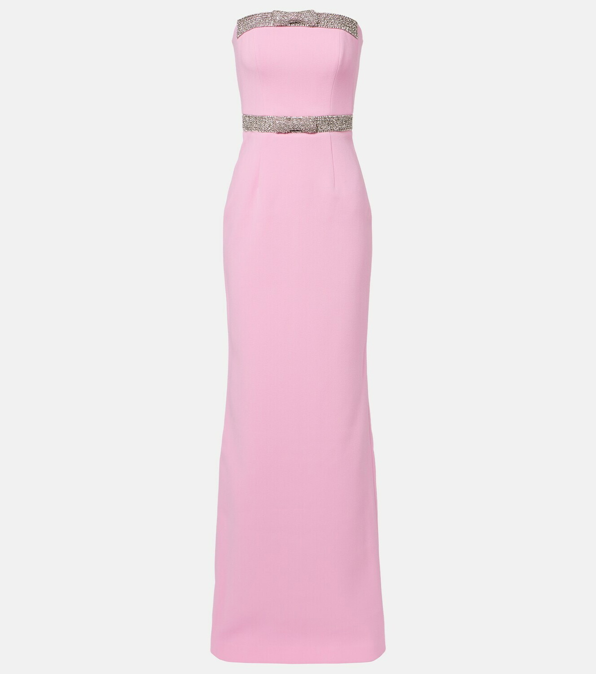 Rebecca Vallance Precious embellished crêpe bustier gown