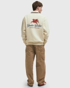Goodies Sportive 550G PEGASUS BUTTER CREWNECK Beige Mens Sweatshirt