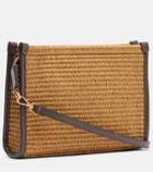Etro Floral raffia shoulder bag