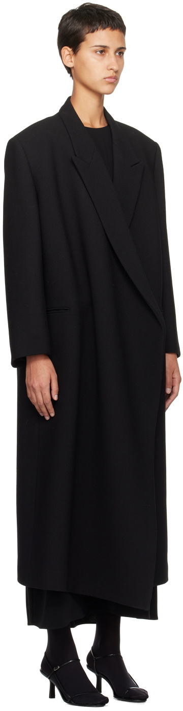 The Row Black Dhani Coat The Row