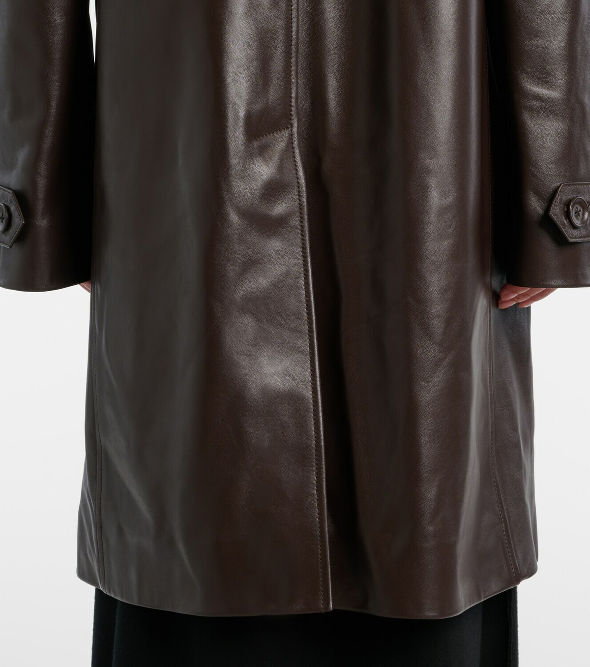 The Row Gracia leather jacket