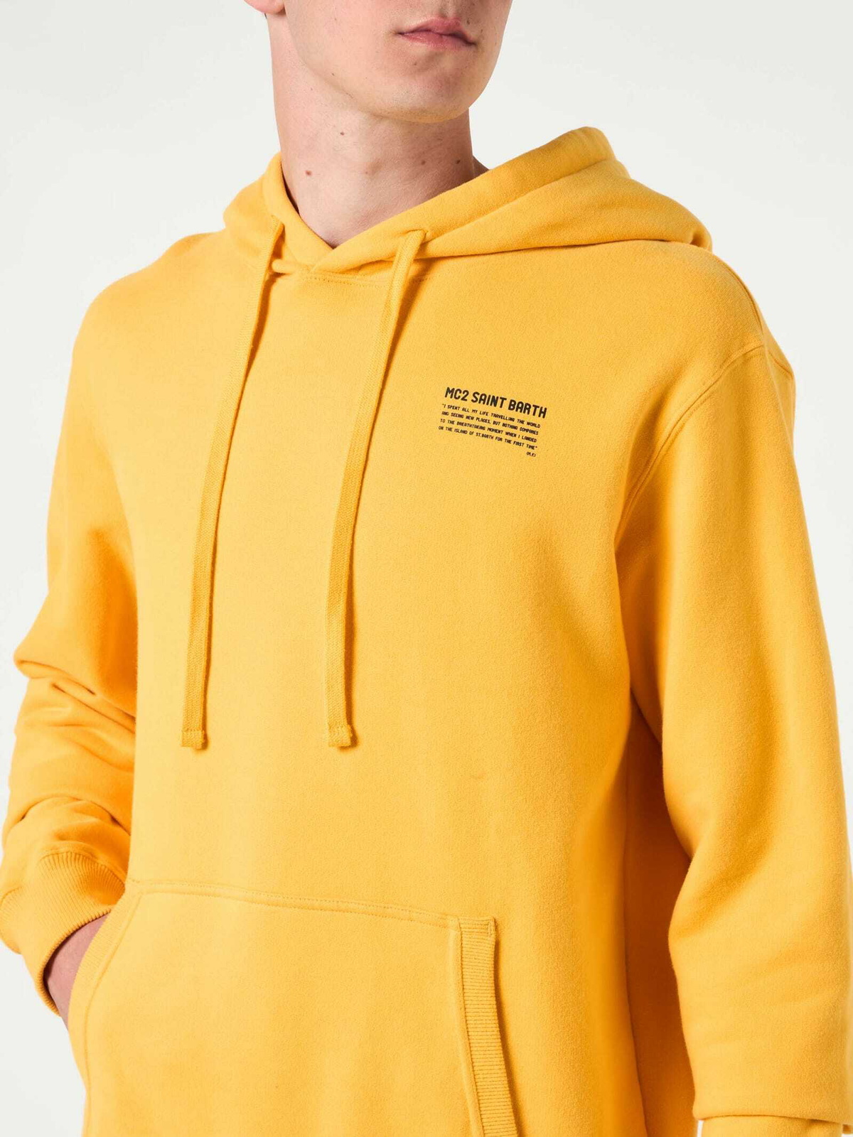 MC2 Saint Barth Yellow Ochre Hoodie | Pantone® Special Edition MC2 ...
