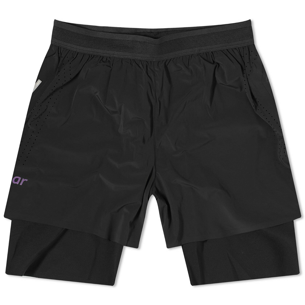 Photo: SOAR Men's Dual Run Shorts in Black