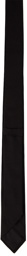 Givenchy Black Logo Plaque Neck Tie