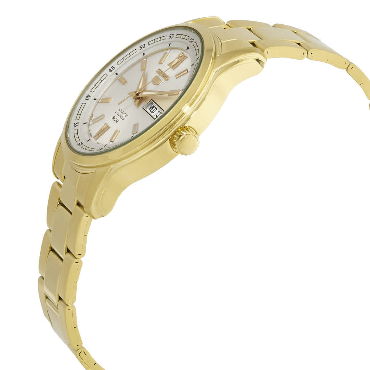 Seiko 5 Automatic Champagne Dial Mens Watch SNKP20J1