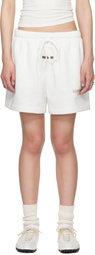 Fear of God ESSENTIALS White Soccer Fleece Shorts
