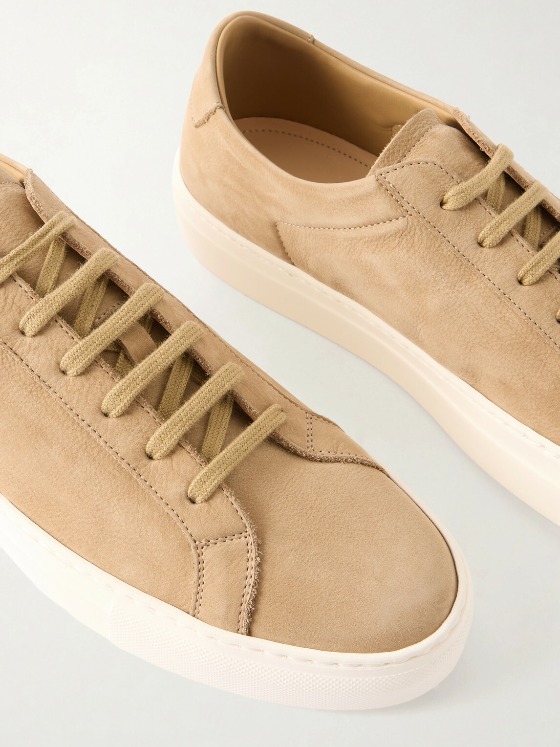 Common Projects - Achilles Nubuck Sneakers - Brown