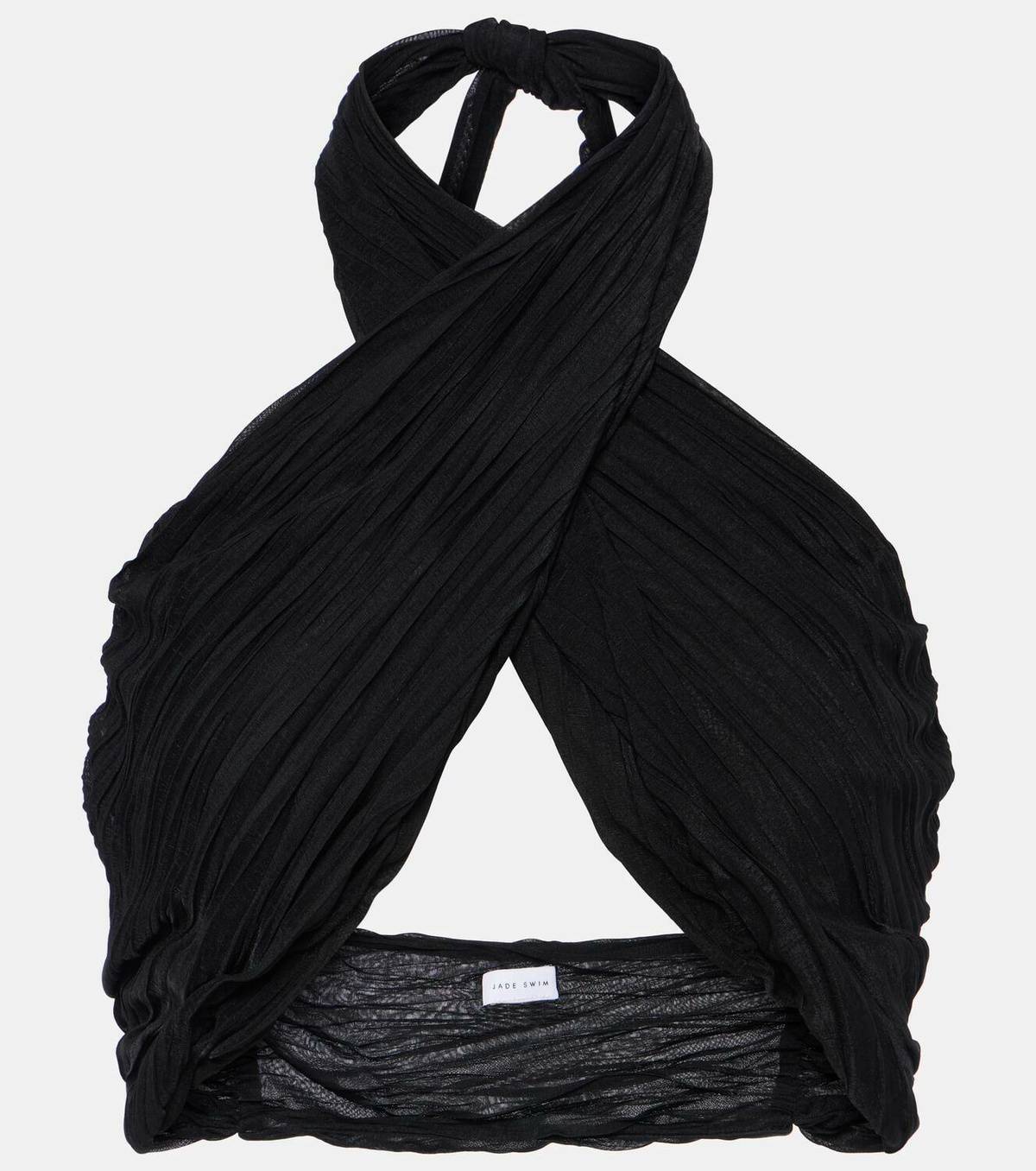 Jade Swim Aylin halterneck wrap top