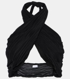 Jade Swim Aylin halterneck wrap top