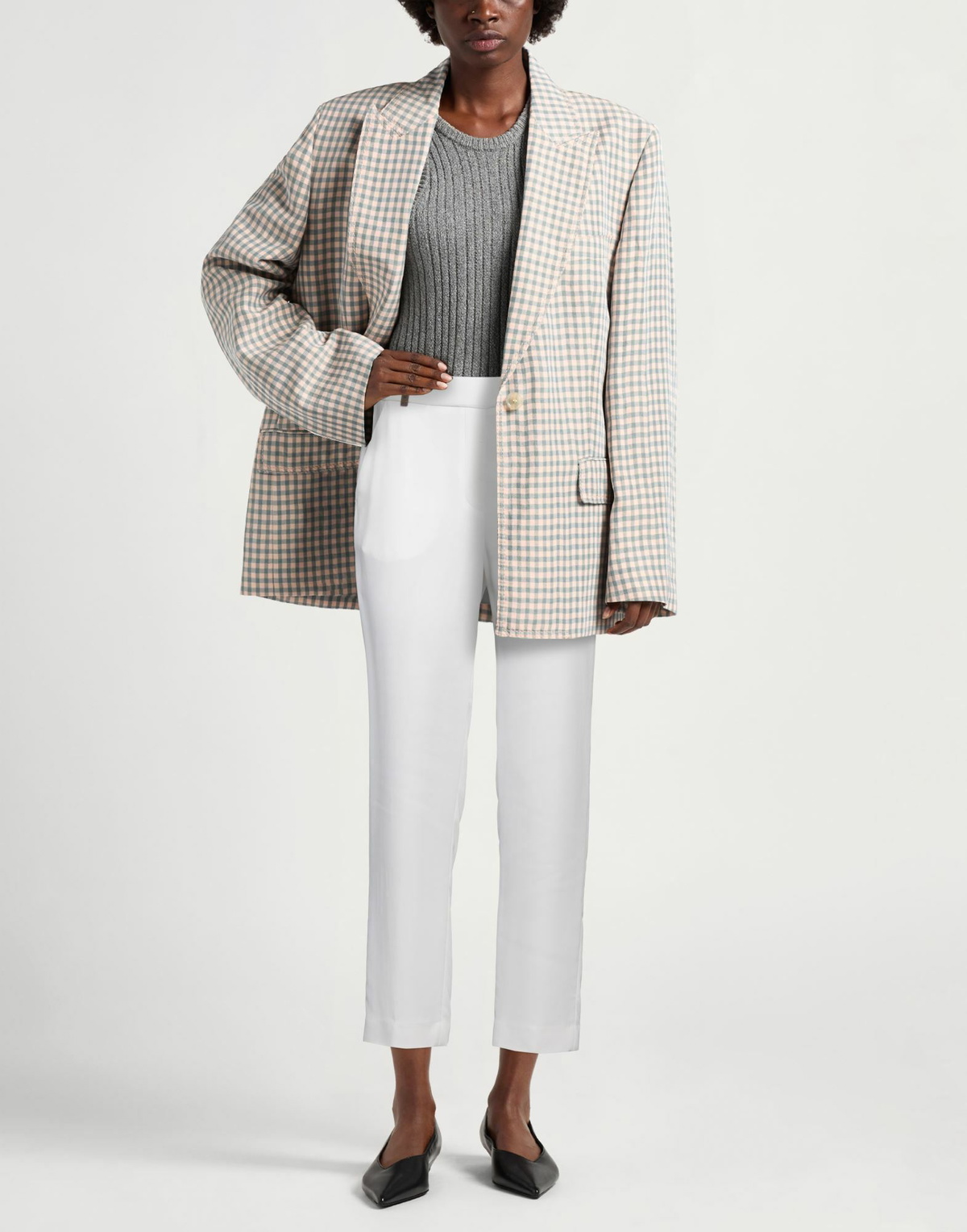 Peserico Womens Pants in White