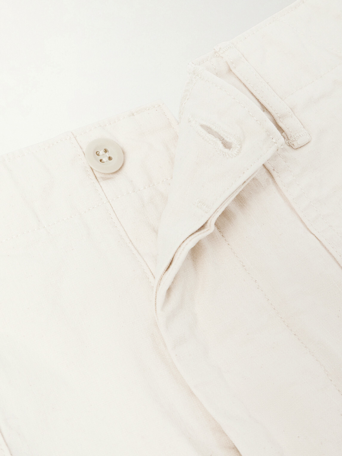OrSlow - Summer Fatigue Straight-Leg Cotton Shorts - Neutrals