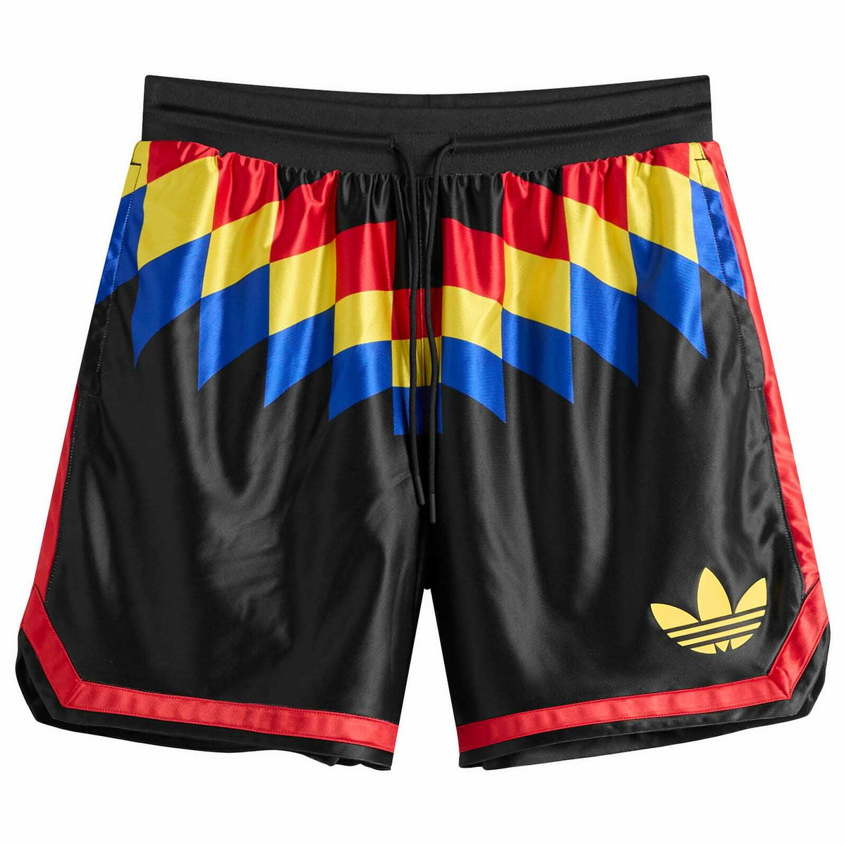 Adidas Men's Basketball Diamond Pack Short in Black/Collegiate Red