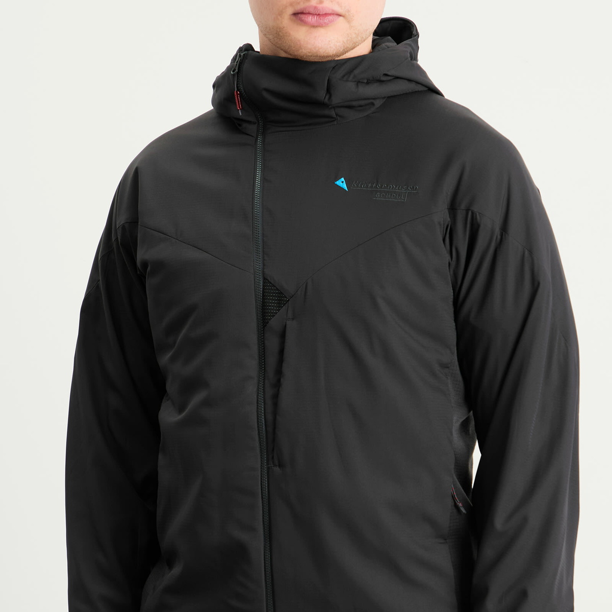 Klättermusen Men's Gondul Hooded Jacket in Raven