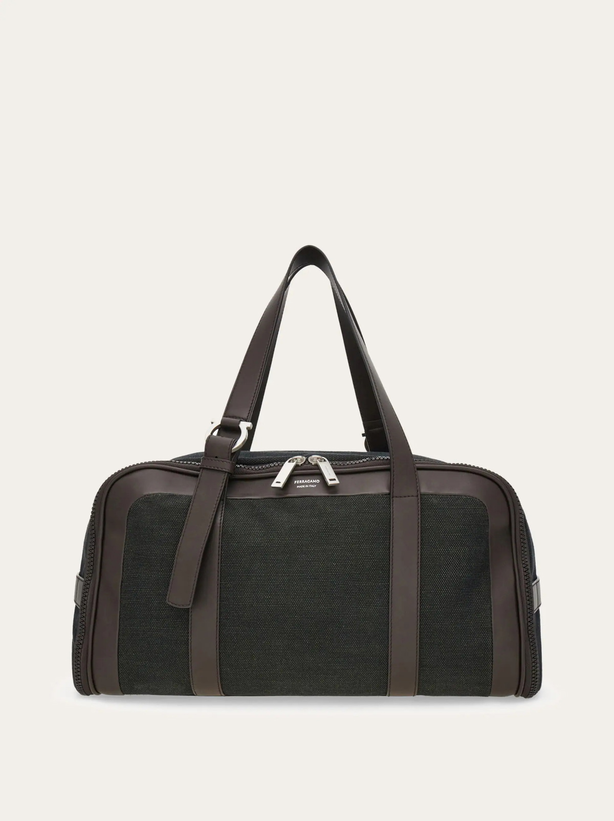 Ferragamo Mens Foldable weekend bag in Green