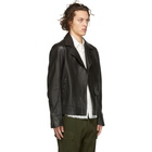 Belstaff Black Leather Fenway Jacket