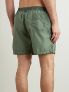 Altea - Straight-Leg Mid-Length Swim Shorts - Green