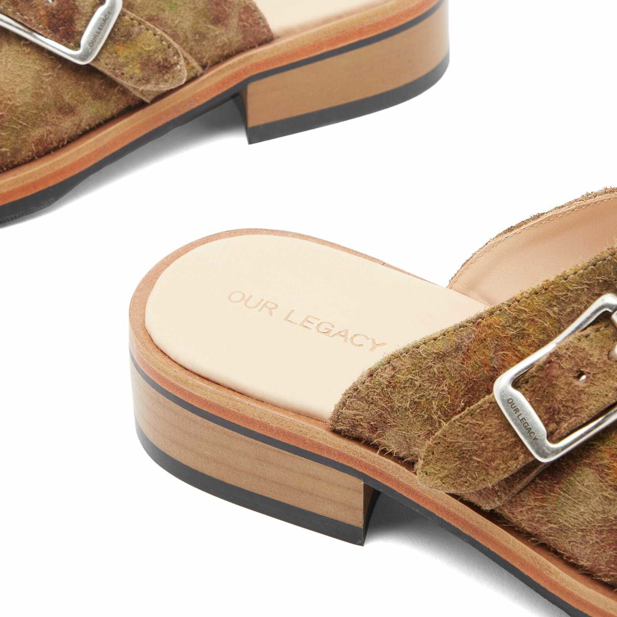 Our Legacy Men's Camion Mule in Petal Dance Rough Suede