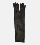 Nour Hammour Leather gloves