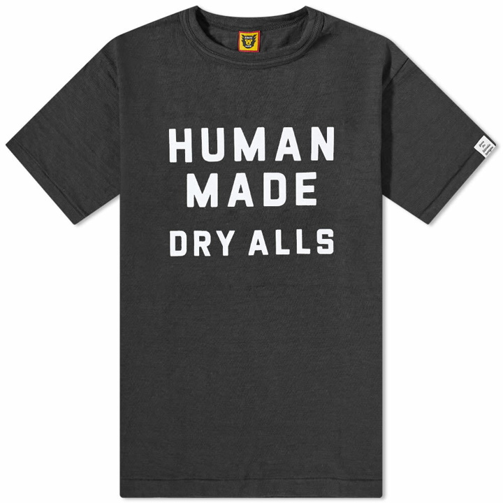 Photo: Human Made Classic Font T-Shirt in Black