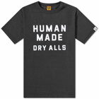 Human Made Classic Font T-Shirt in Black