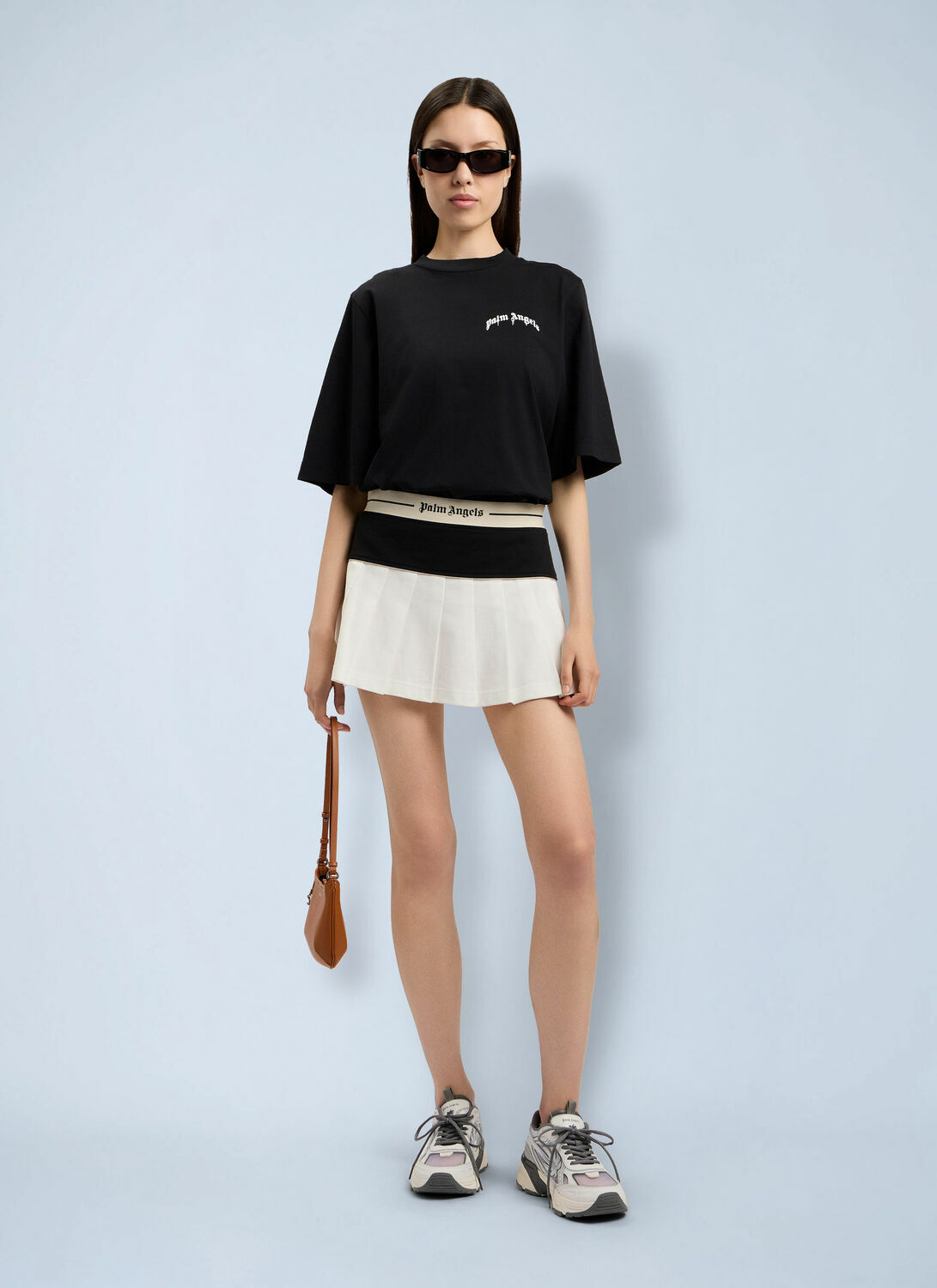 Palm Angels Mini Curved Logo Boxy T-Shirt