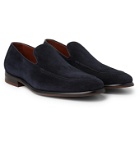 Loro Piana - City Suede Loafers - Blue