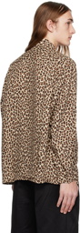 WACKO MARIA Beige Leopard Shirt