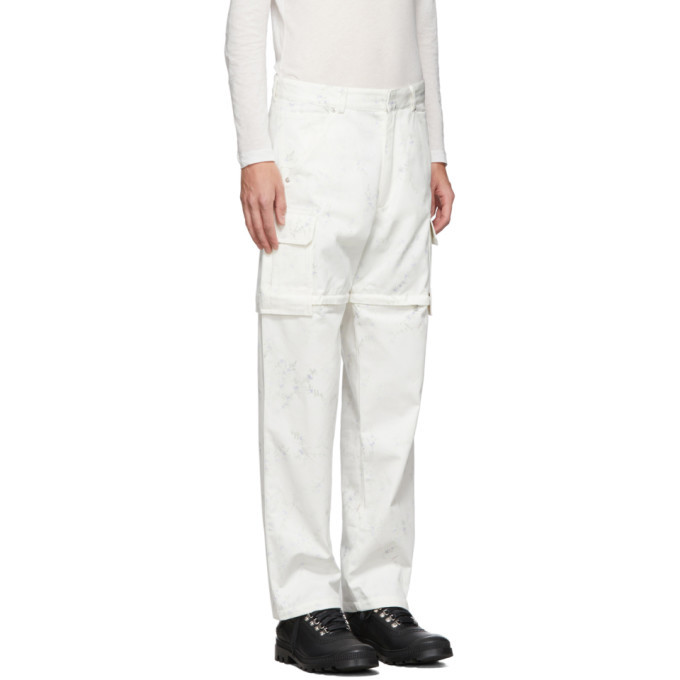 Jacquemus Le Pantalon Pêche Convertible Cotton Trousers In Blue