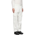 Jacquemus White Le Pantalon Peche Trousers