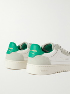Axel Arigato - Dice Lo Nubuck-Trimmed Leather Sneakers - White
