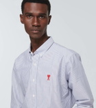 Ami Paris Ami de Coeur striped shirt