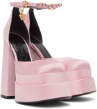 Versace Pink Medusa Aevitas Heels