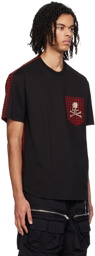 MASTERMIND WORLD Black & Red Check T-Shirt