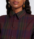 Polo Ralph Lauren Plaid cotton-blend shirt dress