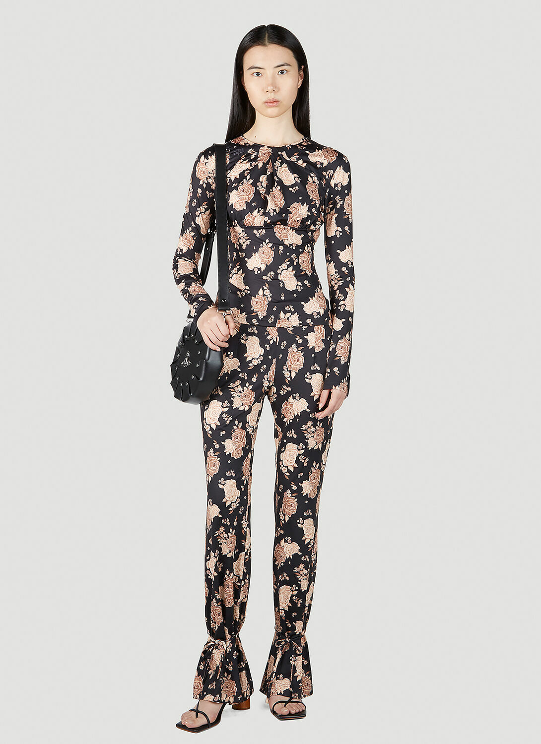 Rokh Floral Jersey Top